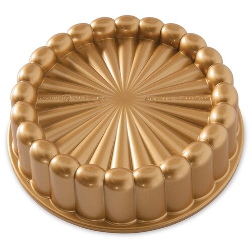 Форма для выпечки Nordic Ware Шарлотка 1,4 л, d20,5 см, литой алюминий, золотая