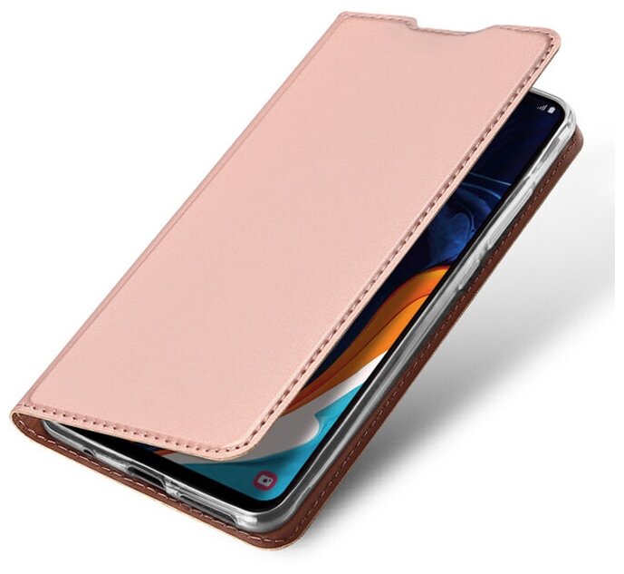 Чехол книжка Dux Ducis для Samsung Galaxy S23 Skin Series розовое золото