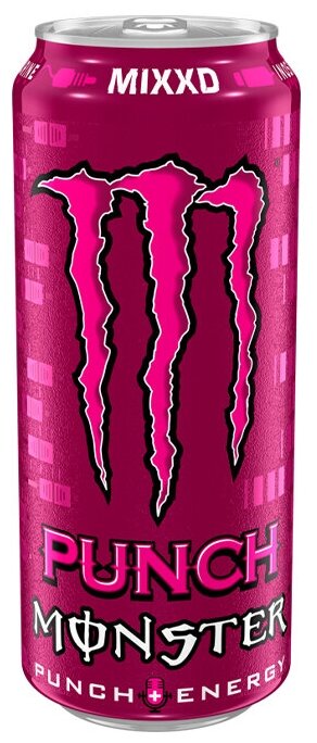 Энергетик Monster Energy MIXXD Punch /Энергетический напиток Монстер Энерджи упак. 12 шт. - фотография № 5