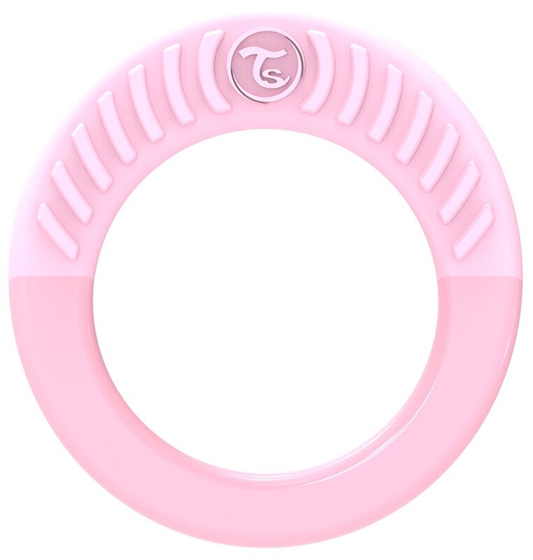 Прорезыватель Twistshake (Teether). Пастельный розовый (Pastel Pink). Возраст 1+m