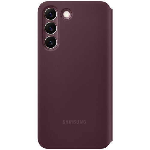чехол samsung smart clear view cover s20 fe лавандовый Чехол Samsung Smart Clear View Cover Burgundy для Samsung Galaxy S22