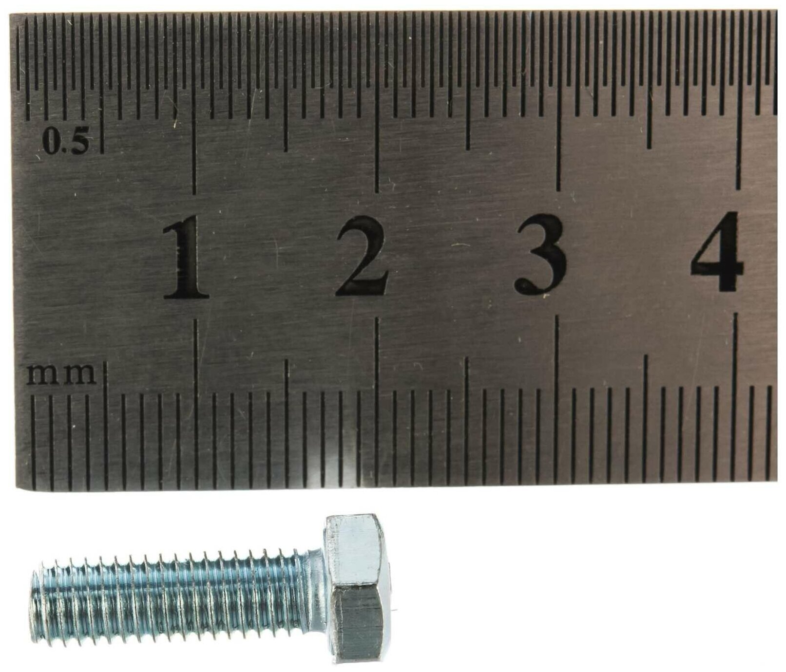 Болт DIN933 8.8 с шестигранной головкой оцинк. М5х16 (100 шт) Tech-K 105196 - фотография № 7