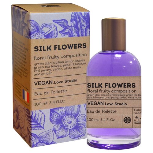Today Parfum туалетная вода Vegan Love Studio Silk Flowers, 100 мл, 309 г