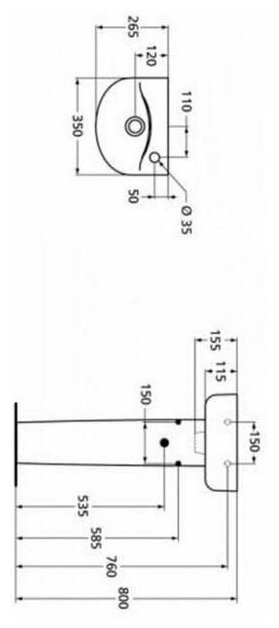 Мини-раковина Ideal STANDARD Connect E 7915 - фотография № 4