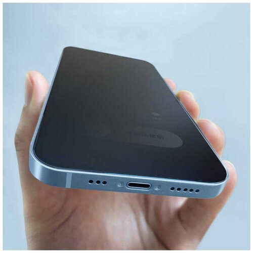 Защитное стекло WiWU iPrivacy Easy Install HD Anti-Peep Tempered Glass Screen Protector 2.5D для iPhone 13 Pro Max Transparent