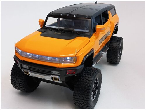 Машинка Hummer EV 1:24 металлическая, 23 см, свет, звук