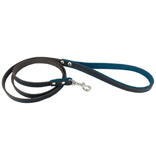 поводок 1430КБ SUOMI LINE 1сл 10 мм длина 1,2 м коричневыйбирюзовый новинка 2021