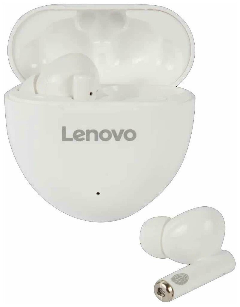 Bluetooth гарнитура Lenovo HT06 White