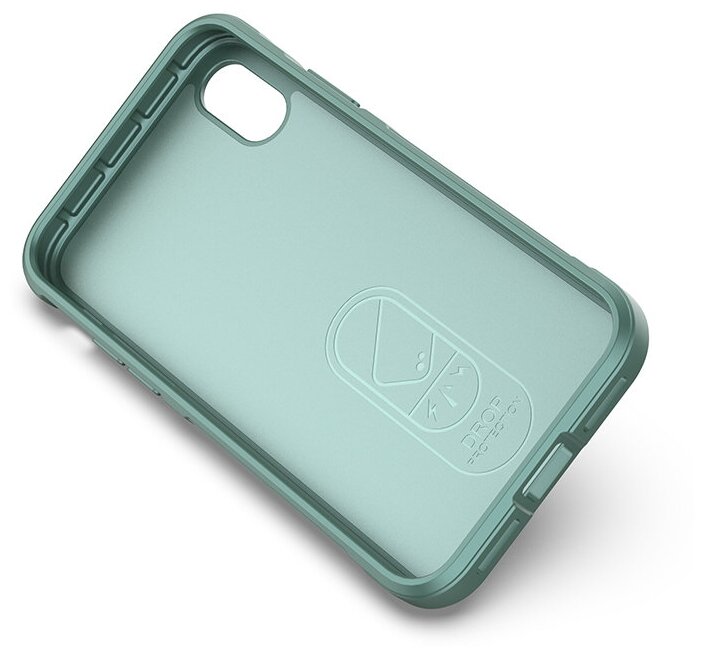 Противоударный чехол Flexible Case для iPhone XS Max зеленый — фото 1