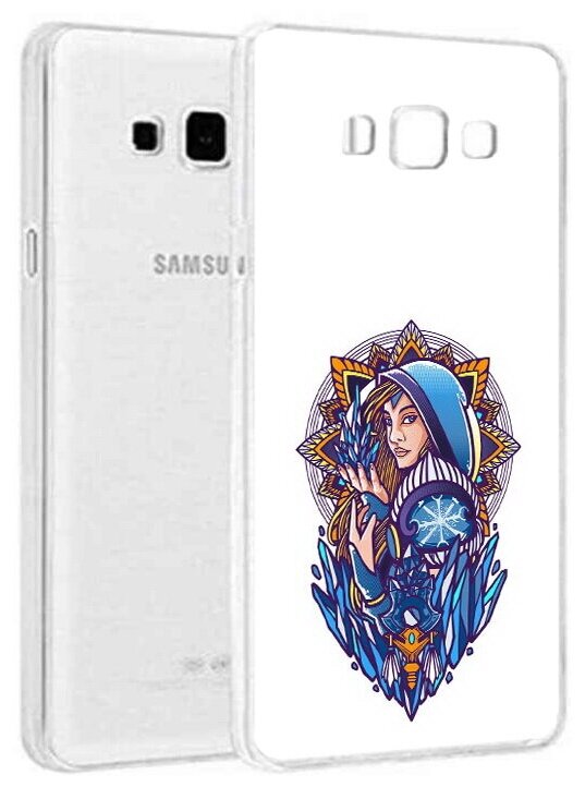 Чехол задняя-панель-накладка-бампер MyPads кристал мейден дота 2 для Samsung Galaxy A8 2015 SM-A800F противоударный