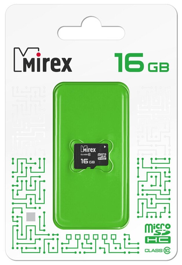 Карта памяти MicroSDHC Mirex - фото №2