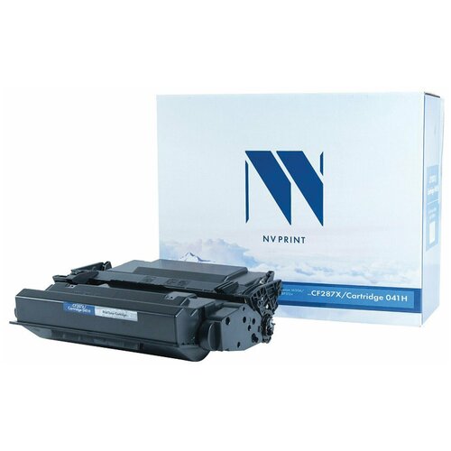 Картридж лазерный NV PRINT (NV-CF287X/NV-041H) для HP/Canon M506/M527/LBP312x, ресурс 20000 страниц, NV-CF287X/041H картридж target cf287x 041h черный для лазерного принтера совместимый