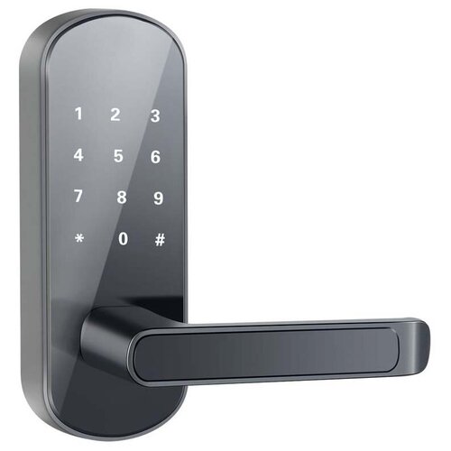 Замок электронный умный дверной SAFEBURG SMART H1. Открытие пароль/карта/ключ/удаленный доступ