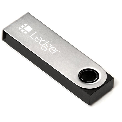 Аппаратный криптокошелек Ledger Nano S Black -холодный кошелек для криптовалют черный