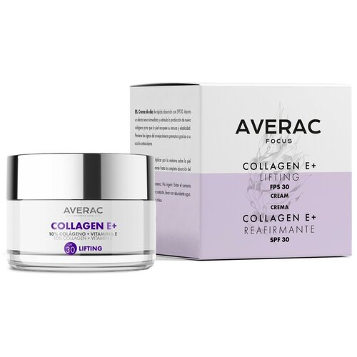 Крем для лица AVERAC лифтинг с морским Коллагеном и Витамином Е+ SPF 30