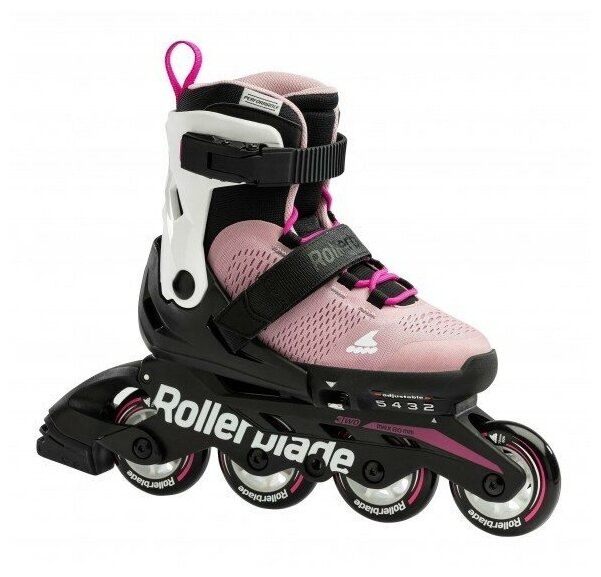 Детские ролики Rollerblade Microblade - 2022 Pink/White р. 33-36.5