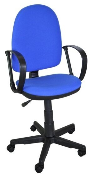 Кресло офисное Helmi HL-M30 "Престиж", ткань синяя В10