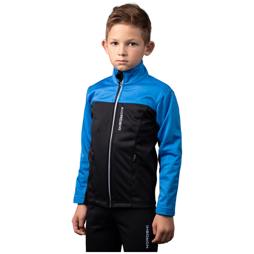Куртка Беговая Детская Nordski 2020-21 Active Blue/Black (Рост:146)