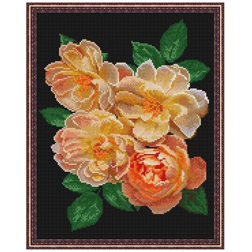 Алмазная мозаика Английская роза, 40x50 см, Molly