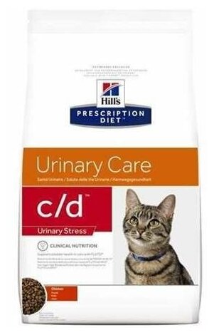 Сухой корм для кошек Hill's C/D Feline Urinary Stress лечение цистита и МКБ, с курицей 1.5 кг - фотография № 18