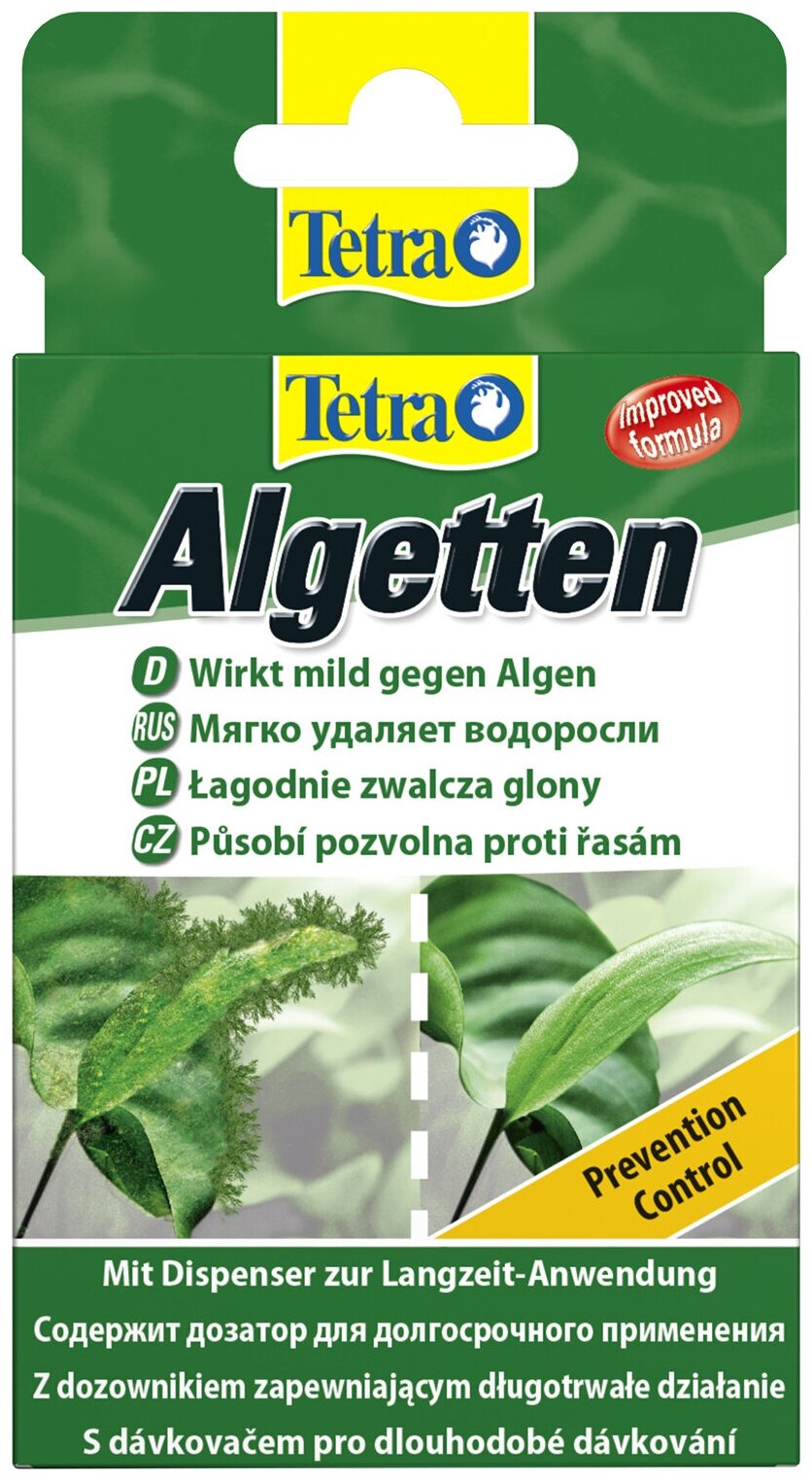 Средство против водорослей в аквариуме Tetra Algetten 12 табл. - фотография № 6