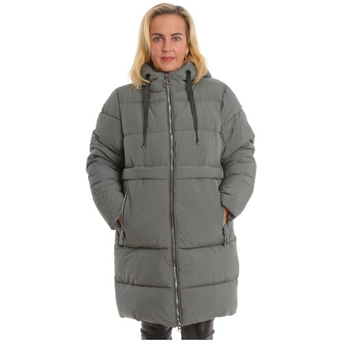 фото Куртка m&p, размер 54, зеленый