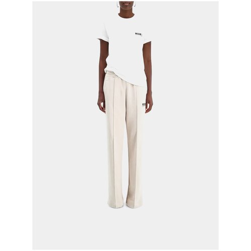 Женские брюки MSGM Drawstring Waisband Pants, фиолетовый, L