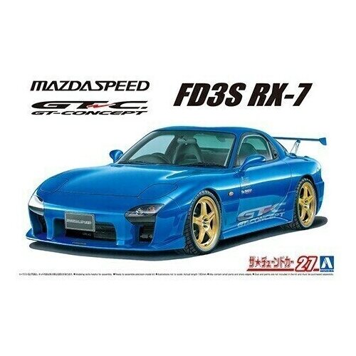 Aoshima 27k RX-7 Speed FD3S A-Spec GT-C 99, 1/24 Сборная модель aoshima сборная модель c west fd3s rx 7 99 mazda 1 24