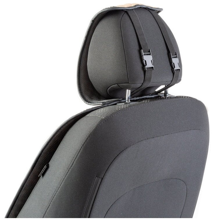 Накидки на передние сиденья "Car Performance", 2 шт, fiberflax CUS-1052 BE/BE