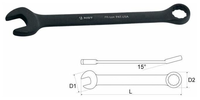 Комбинированный ключ AIST - фото №2