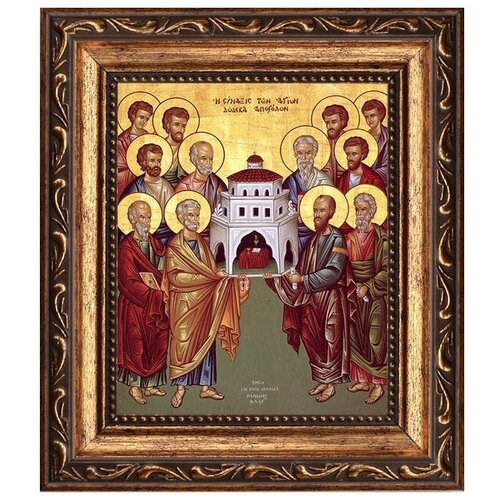 собор святых апостолов Собор двенадцати апостолов. Икона на холсте.