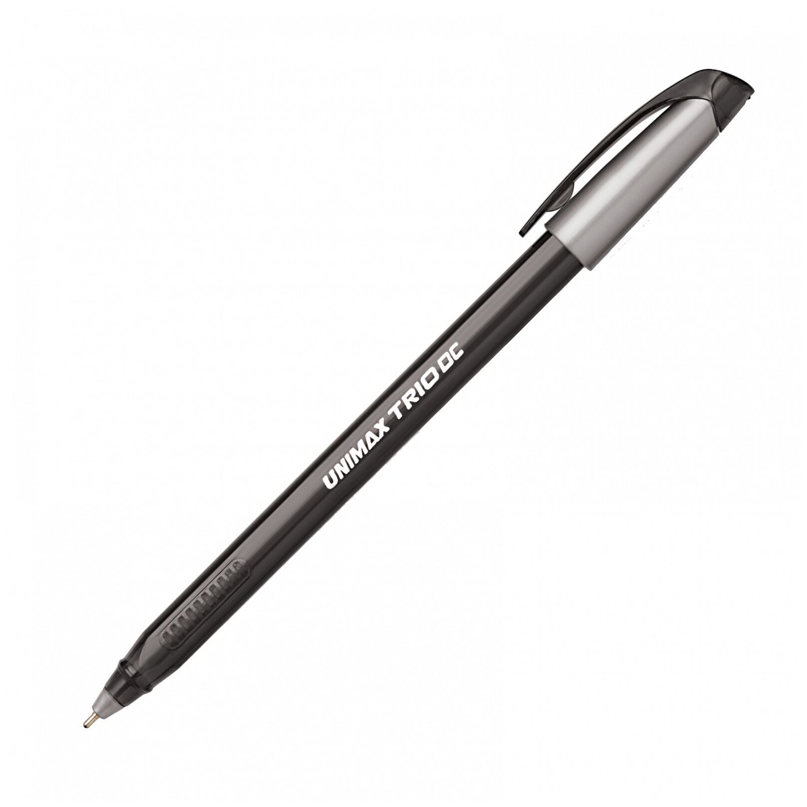 Ручка шариковая Unimax Trio, DC tinted, 0,7 мм, черная, масляная, неавтоматическая