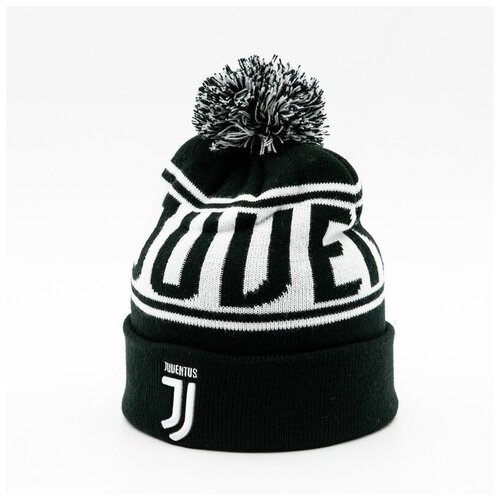 шапка ювентус подростковая Шапка Atributika & Club, размер 55-58, черный, белый