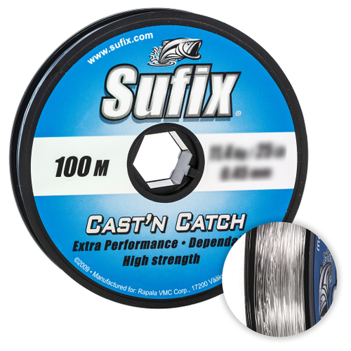 Sufix Cast\'n Catch 100м. 0.45мм. CLEAR