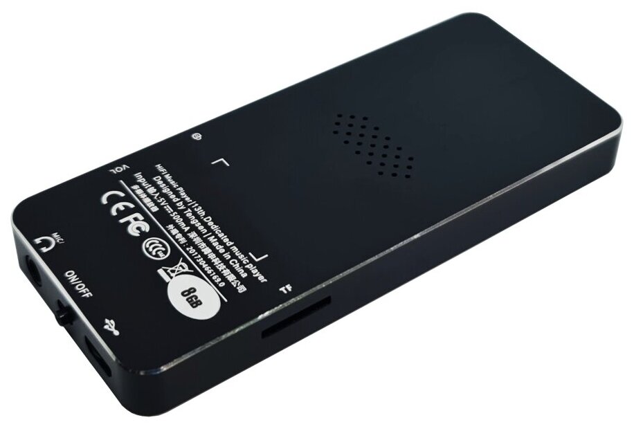 Flac/mp3 HiFi плеер TM8 K11 Bluetooth 8Гб черный