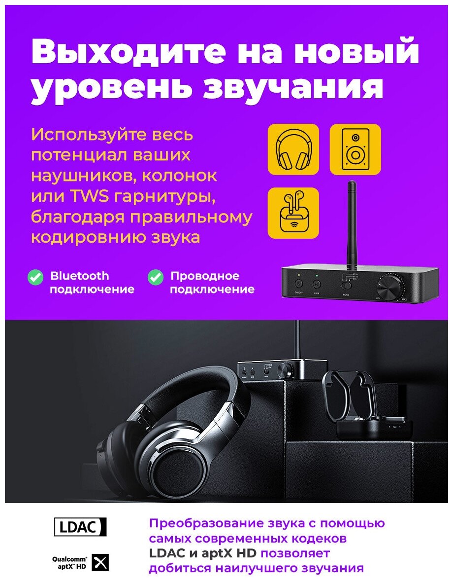 Цифро-аналоговый преобразователь FIIO BTA30 pro