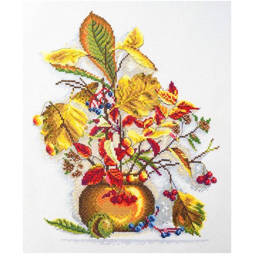 Набор для вышивания Марья Искусница Осенний натюрморт 04.005.18, размер 22х25 см