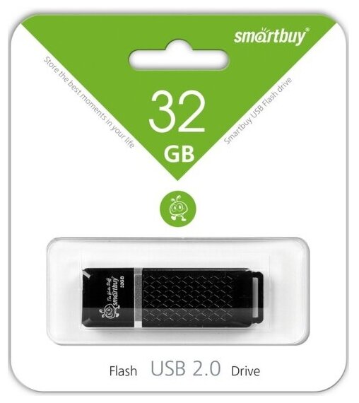 USB флешка Smartbuy 32Gb Quartz black USB 2.0