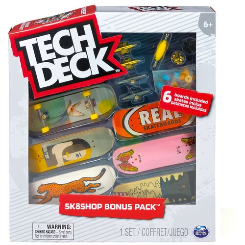 Фингерборды Tech Deck 6 в 1 SkateShop, Real