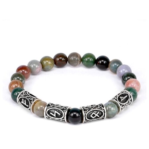 фото Браслет с рунами из натуральной яшмы успех во всех делах s.style life