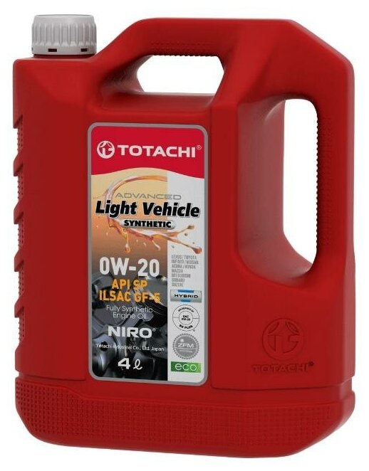 Масло моторное синтетическое TOTACHI NIRO LV Synthetic 0w20 1л 1F901