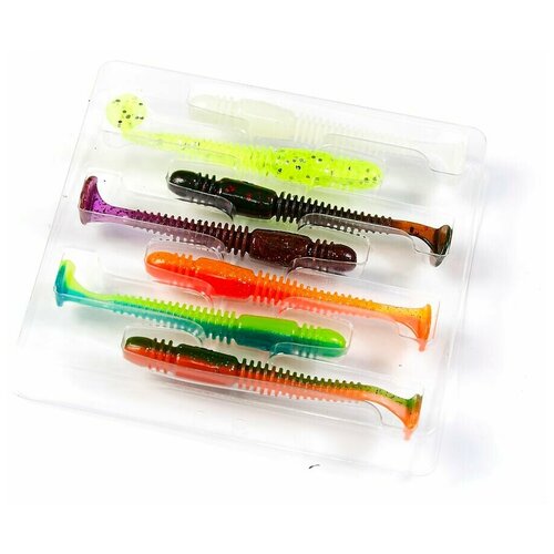 Виброхвосты съедобные искусственные Lucky John 