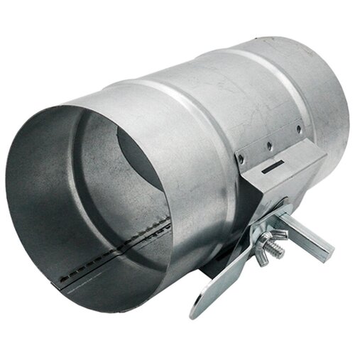 клапан вентиляции d100 дуб 10 шт Дроссель-клапан для круглых воздуховодов d100 мм оцинкованный