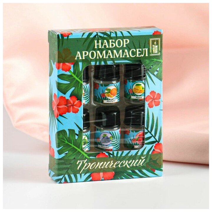 Эфирное масло ТероПром 7322008 набор "Тропический", 6 штук по 3 мл, "Богатство Аромата", 7322008