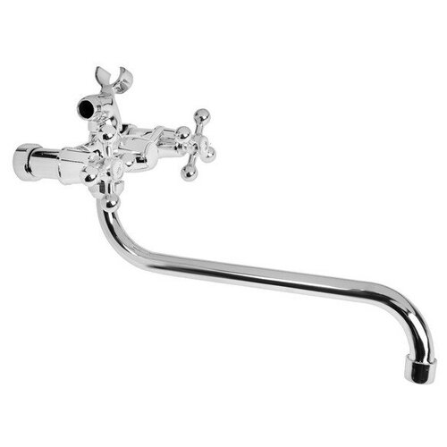 Смеситель для ванны Aquarius 0402656 двухвентильный излив 285 мм хром 3888₽