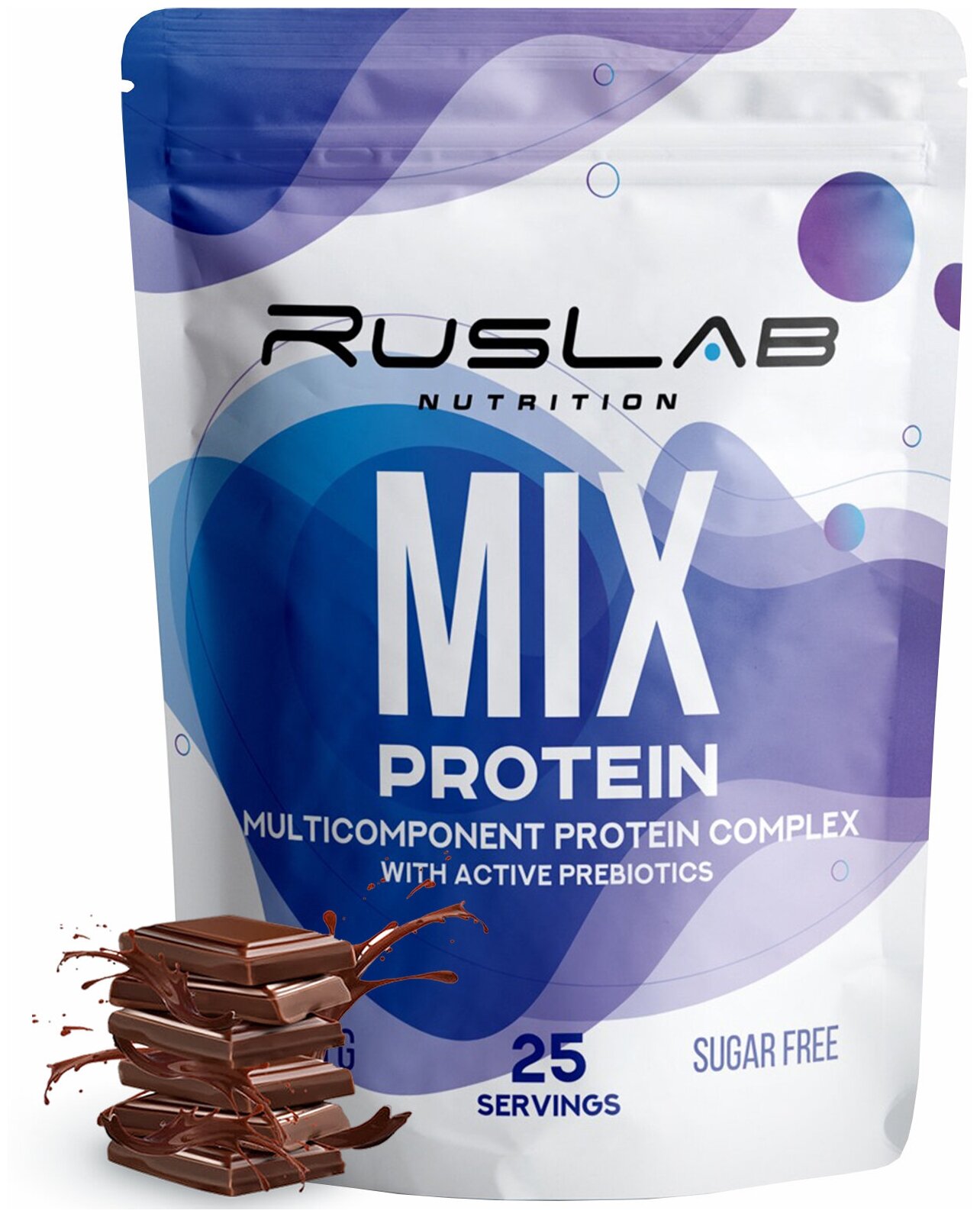 Протеин многокомпонентный MIX PROTEIN (800 гр), вкус шоколад