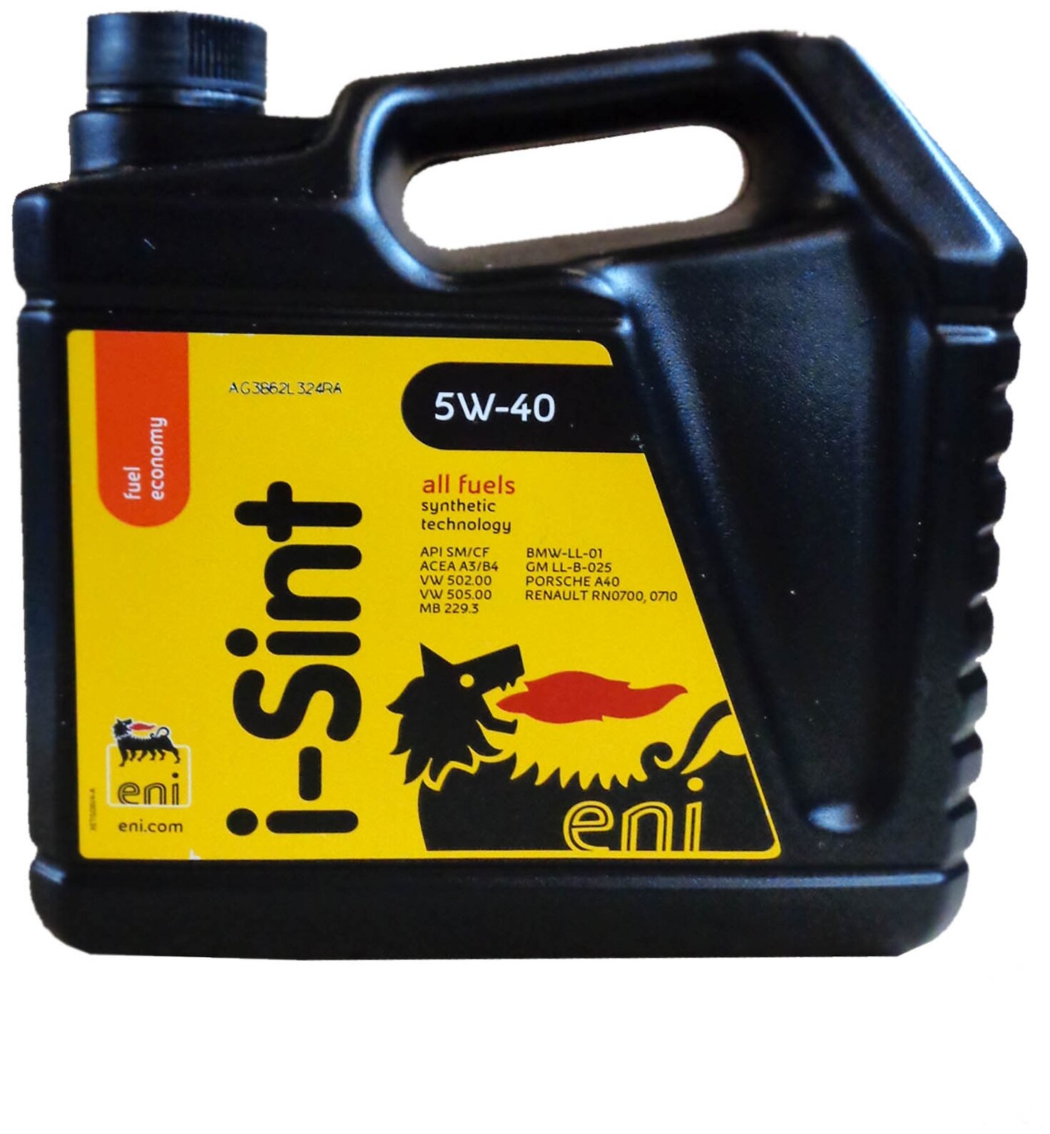    4 -    api: sm, acea: a3/b4, vw: 502.00/505.00, bmw: ll-01, mb: 229.3, gm: ll-b-025, renault: rn 0700/0710 (.-6) Eni ENI5W40ISINT/4