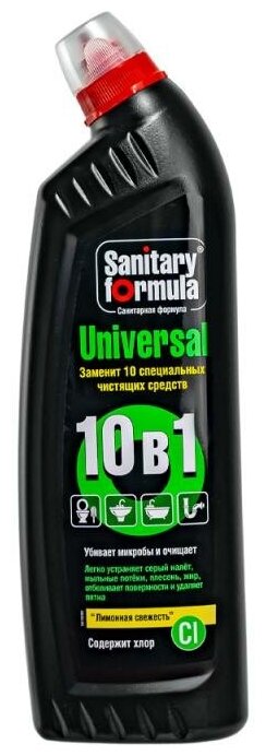фото Чистящий гель Sanitary formulа Universal 10в1, 1000 г