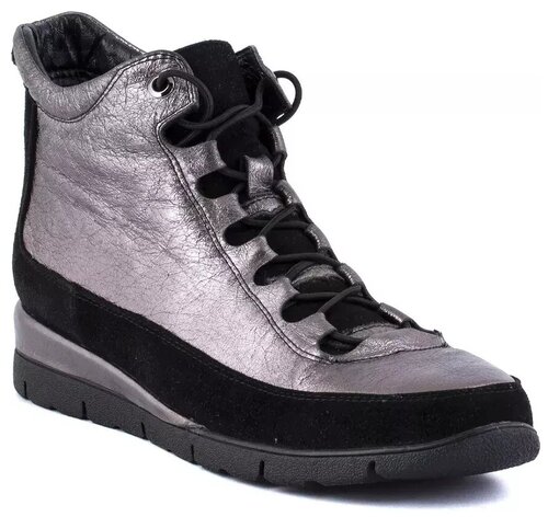 Ботинки  PM Shoes, демисезонные,натуральная кожа, размер 36 RU, серый