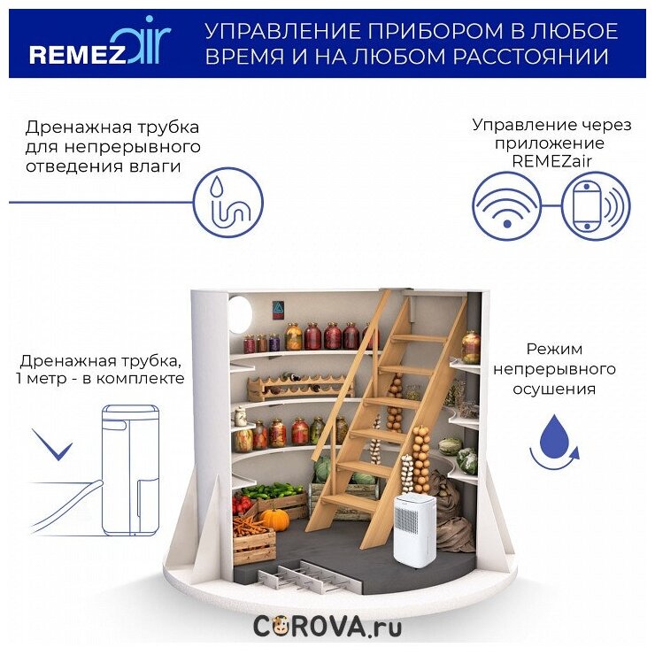 Осушитель воздуха с Wi-Fi RMD-301 - фотография № 15